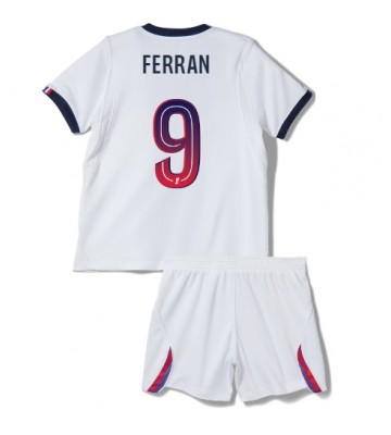 Paris Saint-Germain Ferran Torres #9 Udebanetrøje Børn 2026-27 Kortærmet (+ Korte bukser)